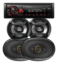 Comprar Combo Pioneer Estéreo Mvh-s215bt Parlantes 6,5 Parlantes 6x9