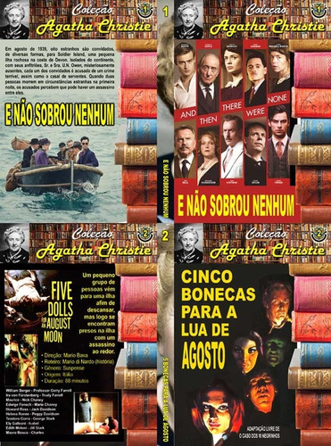 Imagem 3 de 10 de Coleção Agatha Christie Em 20 Dvds Imperdíveis Lotes 1 E 2