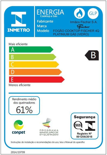 Imagem 2 de 2 de Forno de embutir elétrico Fischer Fit Line 44L inox 220V