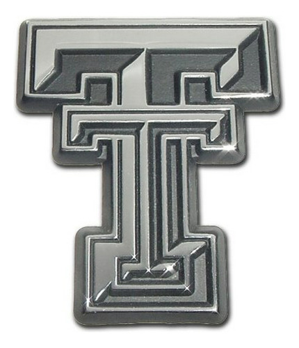 Emblema Auto Metal Tt Red Raiders 