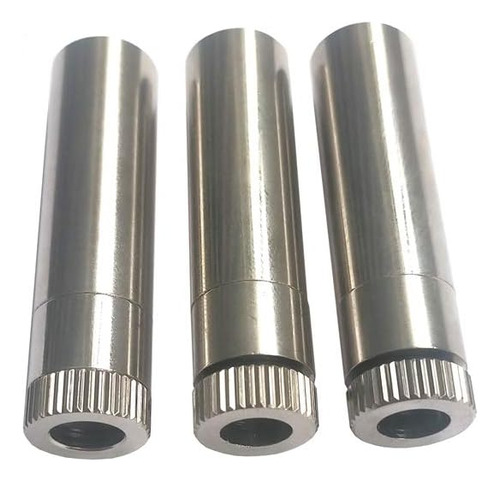 3pcs/lot Plata Diodo Laser Metal Vivienda 12 X 40 Mm Para