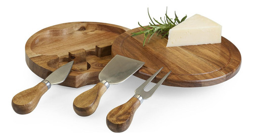 G Juego De Picnic, Tabla De Quesos Y Cuchillos
