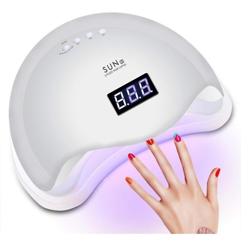 Cabina De Uñas Sun 5 48w Uv-led Con Sensor Automatico 