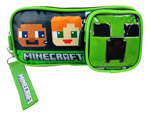 Lapicera, Colorera Minecraft Pelicula Creeper Ruz 4 Verde