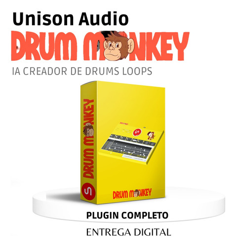 Unison Audio Drum Monkey | Ia Creador De Drums | Vst Au Aax