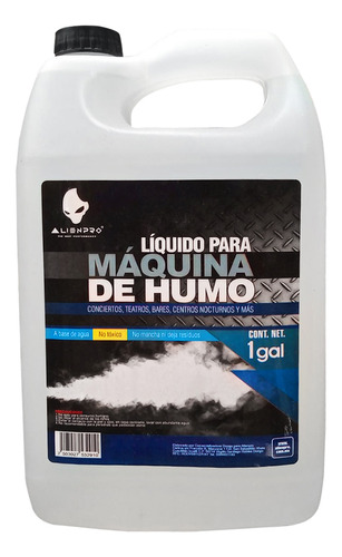 Liquido Cámara Humo Alienpro Base Agua No Tóxico 1 Galón