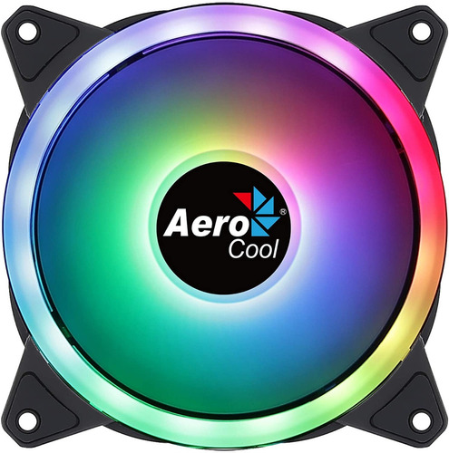 Cooler Fan Aerocool Duo 12 Argb Dual Ring Addresable Rgb