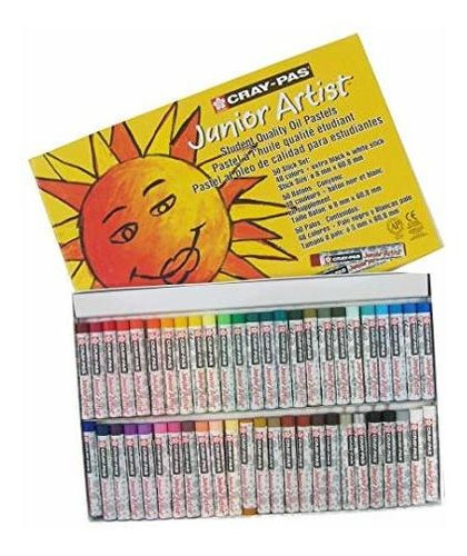 Pasteles Al Oleo Sakura Cray-pas Junior 50u Colores Surtidos