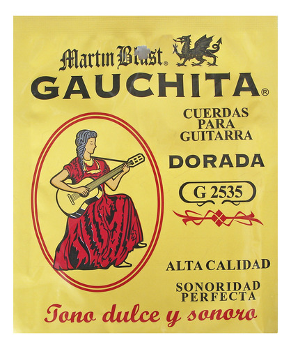 Encordado Martin Blust G2535 Gauchita Para Guitarra Clasica