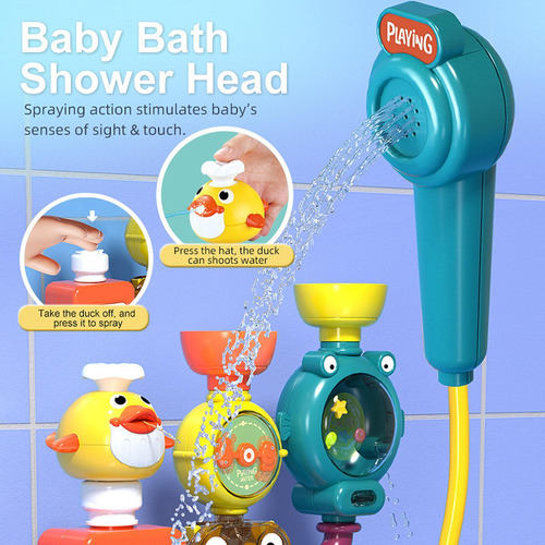 Cabezal De Ducha De Baño De Bebé Juguete Bañera