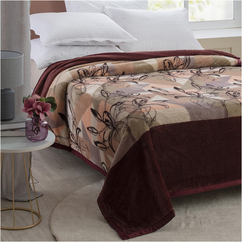 Cobertor Casal Dyuri Jolitex 1,80 X 2,20m Rachel Pesado Cor Guadalquivir
