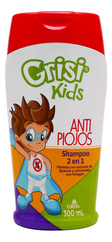  2 Pzs Grisi Shampoo 2 En 1 Anti Piojos 300ml