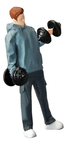 Figura De Fitness Modelo 1/64, Figuras De Resina, Hombres