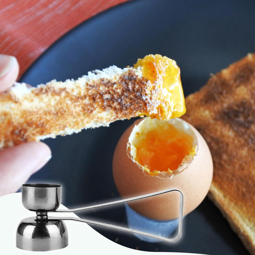 L Topper De Huevo Abridor De Huevos De Acero Inoxidable