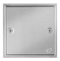 Comprar Tapa Ciega Rejilla Centro Piso Desague Quality Metal Acero