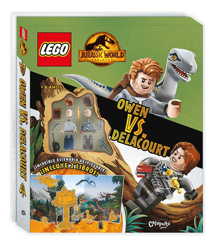 Jurassic World - Owen Vs Delacourt - Lego Landascape  - Auto