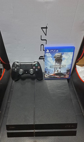 Playstation 4 Fat 500 Gb - Joystick - Caja - Star Wars Negro (Usado)
