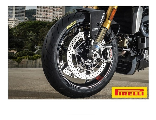 Pneu Pirelli Dianteiro 120/70-17 Tl Rosso 3 Kawasaki Z1000