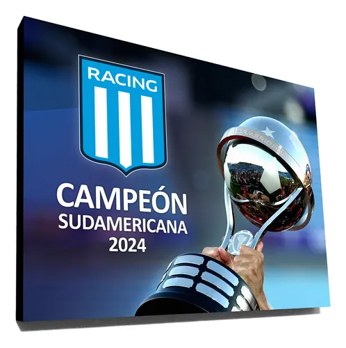 comprar Cuadro Racing Campeon Copa Sudamericana 2024 - 40x30 Cm