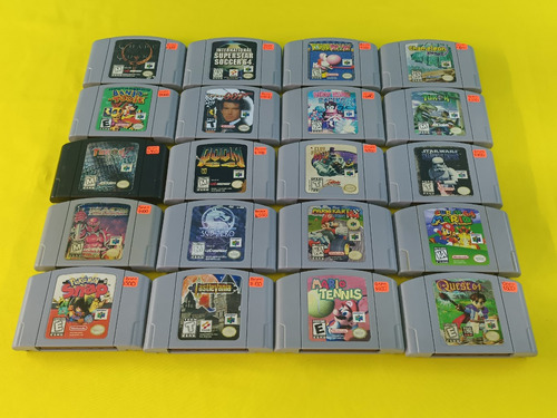 Consola N64 Nintendo 64 Transparente Con 1 Control Y 1 Juego (Usado)