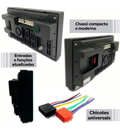 Som Automotivo Gol G3 1999 A 2005 Com Android Bt Usb Sd Fm