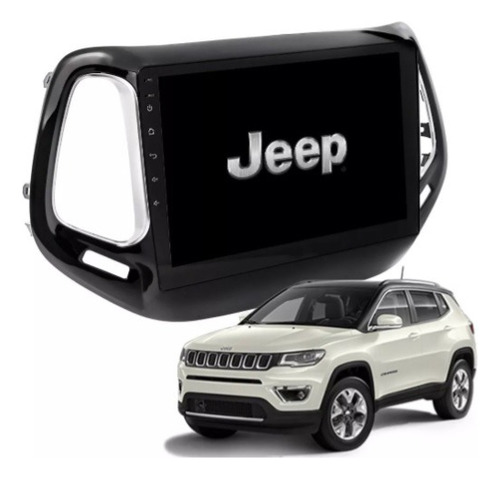 Central Multimidia Jeep Compass Android Wifi Gps Apps 10p