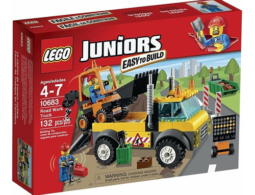 Lego Juniors 10683 Camión De Trabajos En Carretera.