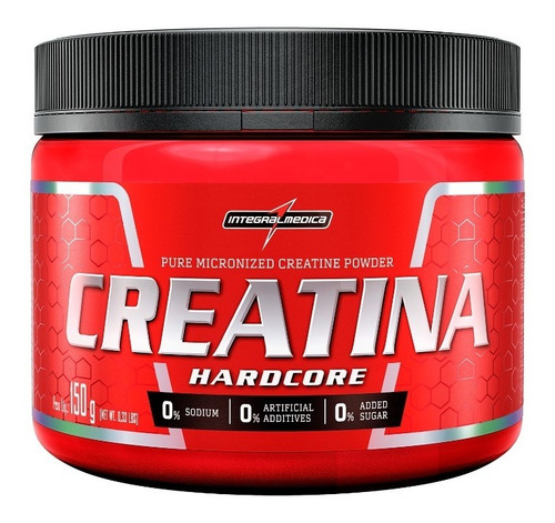 Creatina Hardcore Pure 150g Integralmédica - Original