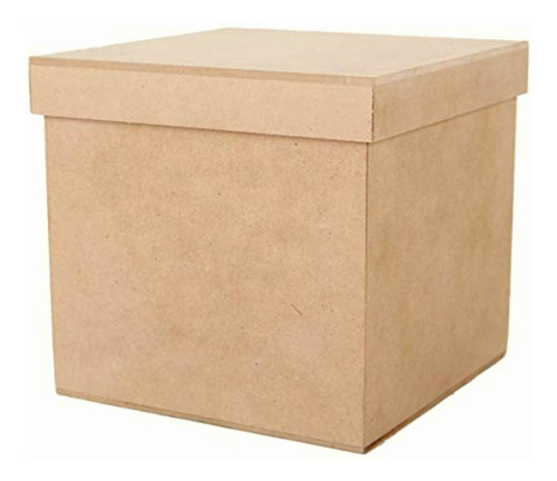 Fantasias Miguel Mylin Caja Cuadrada Cubo Con Tapa De Madera