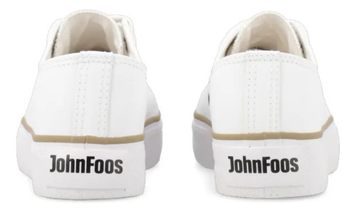 Zapatillas Unisex Adultos Con Plataforma Blancos John Foos
