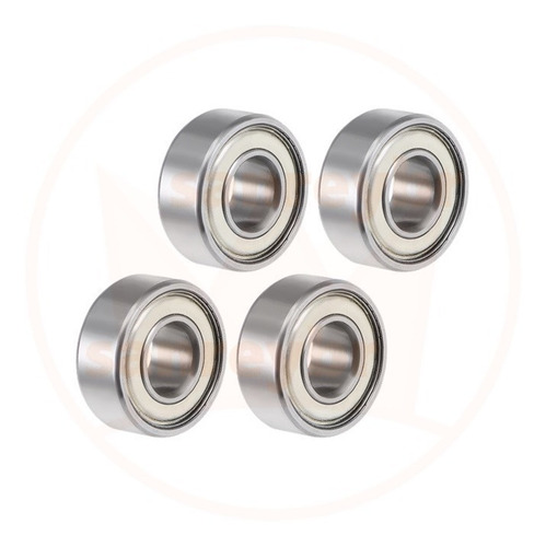 Kit 4 Rolamentos 682zz Ø2mm X Ø5mm X 2.3mm Micro Rolamento