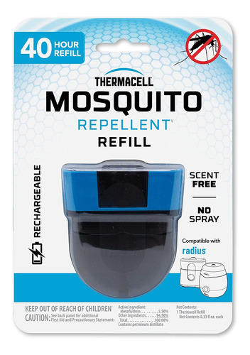 Thermacell Repelente Recargable Contra Mosquitos; Fórmula Av