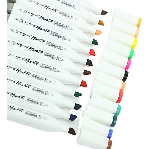 Marcadores 72 Colores Plumones Punta Pincel Doble Punta Fine