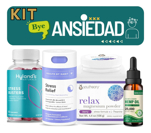 Kit Magnesio Ansiedad Stress