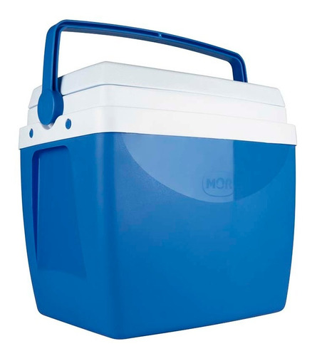 Caixa Térmica Cooler Azul 26 L Mor Até 35 Latinhas De 350ml