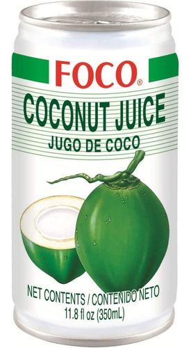Imagen 1 de 2 de Bebida Foco Coco 350ml Caja C/24 Pzs ¡remate! Cad Vencida