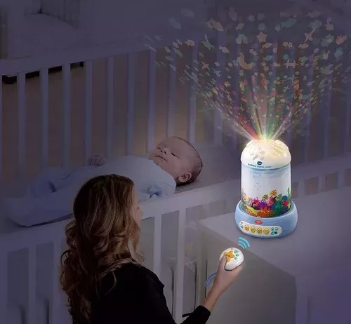 Lámpara Con Proyector Para Dormitorio De Bebe