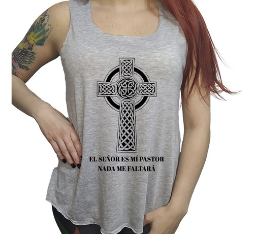 Musculosa Acampanada Señor Mi Pastor Nada Me Faltará