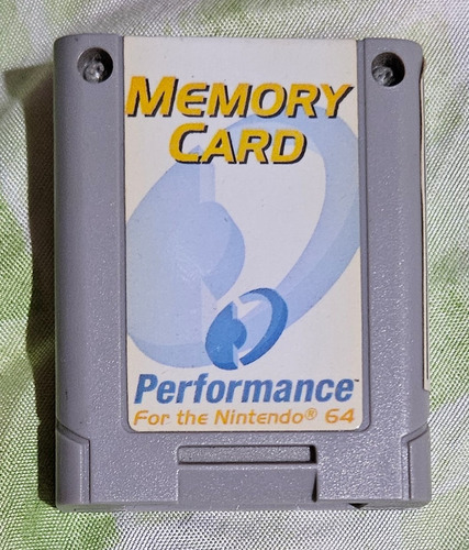 Controller Pak 64 - Memory Card - Nintendo 64 Accesorio Save (Usado)