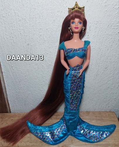 Barbie Midge Sirena Jewel Hair Mermaid 1995 Usada