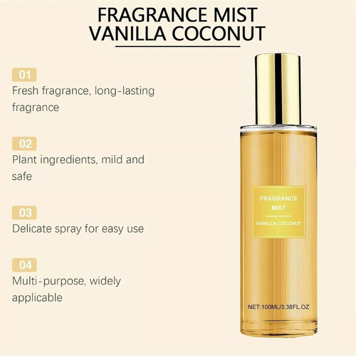 - Spray Perfumado De Coco Y Vainilla,2