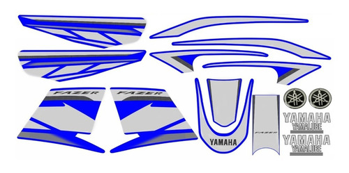 Kit de pegatinas Yamaha Fazer Blue Racing 250 de edición limitada, color azul