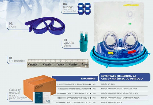 Imagem 5 de 6 de Kit Completo Capacete Elmo G - Esmaltec