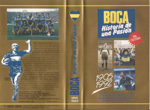 Boca Historia De Una Pasion Vhs Maradona Latorre Batistuta