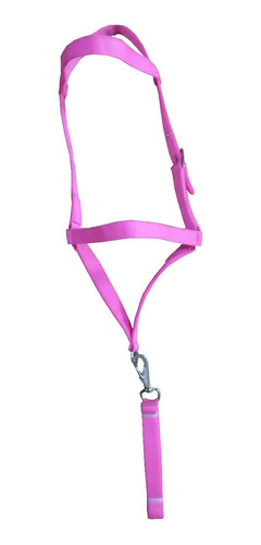 Kit De 1cabresto+caneliras+rédea (cores Variadas) Cor Rosa
