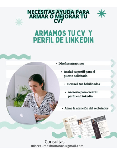 Armado De Curriculum Vitae, Cv, Perfil De Linkedin