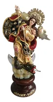Comprar Virgen De Quito 15 Cm. Tallada En Madera