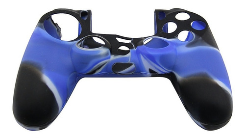 Funda Protector Silicona Playstation 4 Azul Negro Ps4