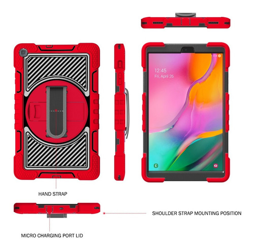 Imagen 2 de 9 de Funda Tablet Para Samsung Tab A 10.1 (2019) Sm-t510 Sm-t515