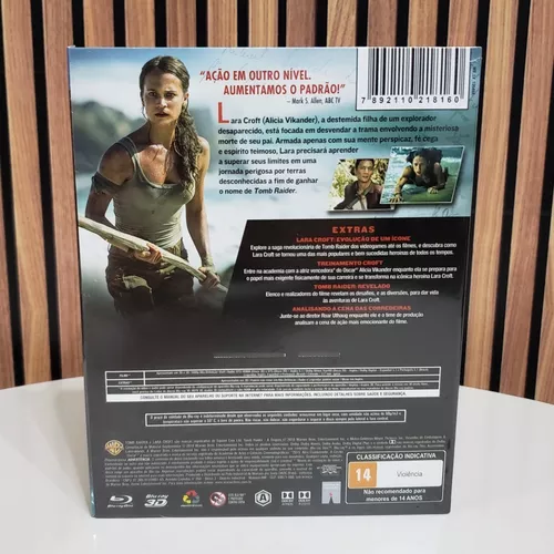 Tomb Raider 3d a Origem - Blu-Ray 3d + Blu-Ray